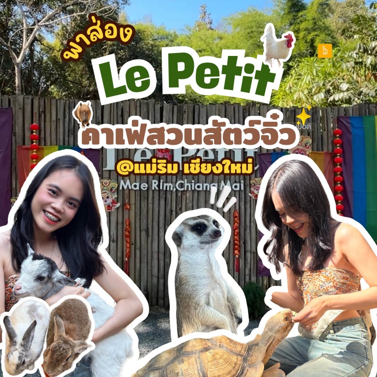 LE PETIT คาเฟ่สัตว์ Exotic กลางป่าใหญ่