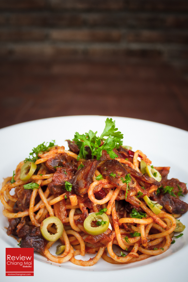 อาหารจานหลักสไตล์เมดิเตอร์เรเนียน ‘Spaghetti Chorizo’ 